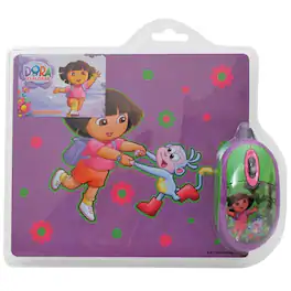 Sakar - Dora the Explorer Mouse and Mousepad Kit