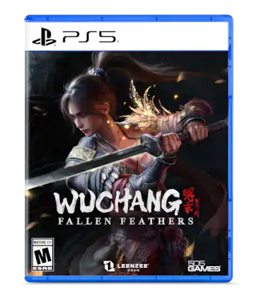 PS5
WUCHANG
FALLEN FEATHERS
MATURE 17+
ESRB
LEENZEE
505 GAMES - M (Mature 17+)