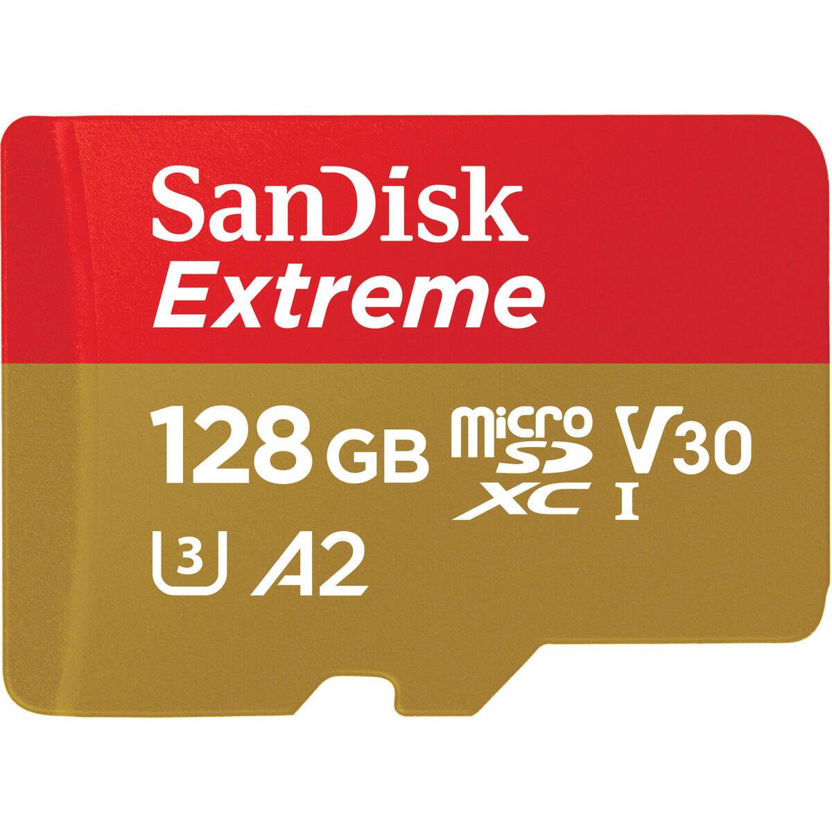 SanDisk Extreme 128 GB microSD V30 XC I A2