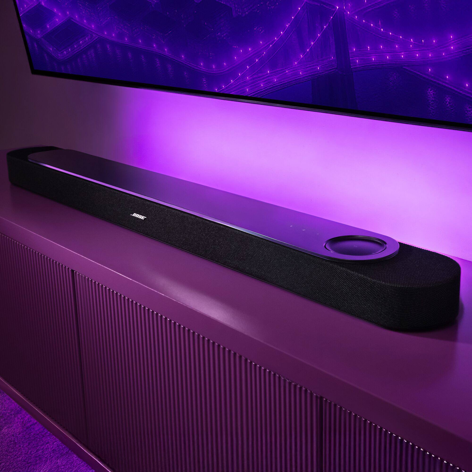 Alt View 17. Bose - Lifestyle Ultra 5.1 Channel Wireless Soundbar with Dolby Atmos - Black.