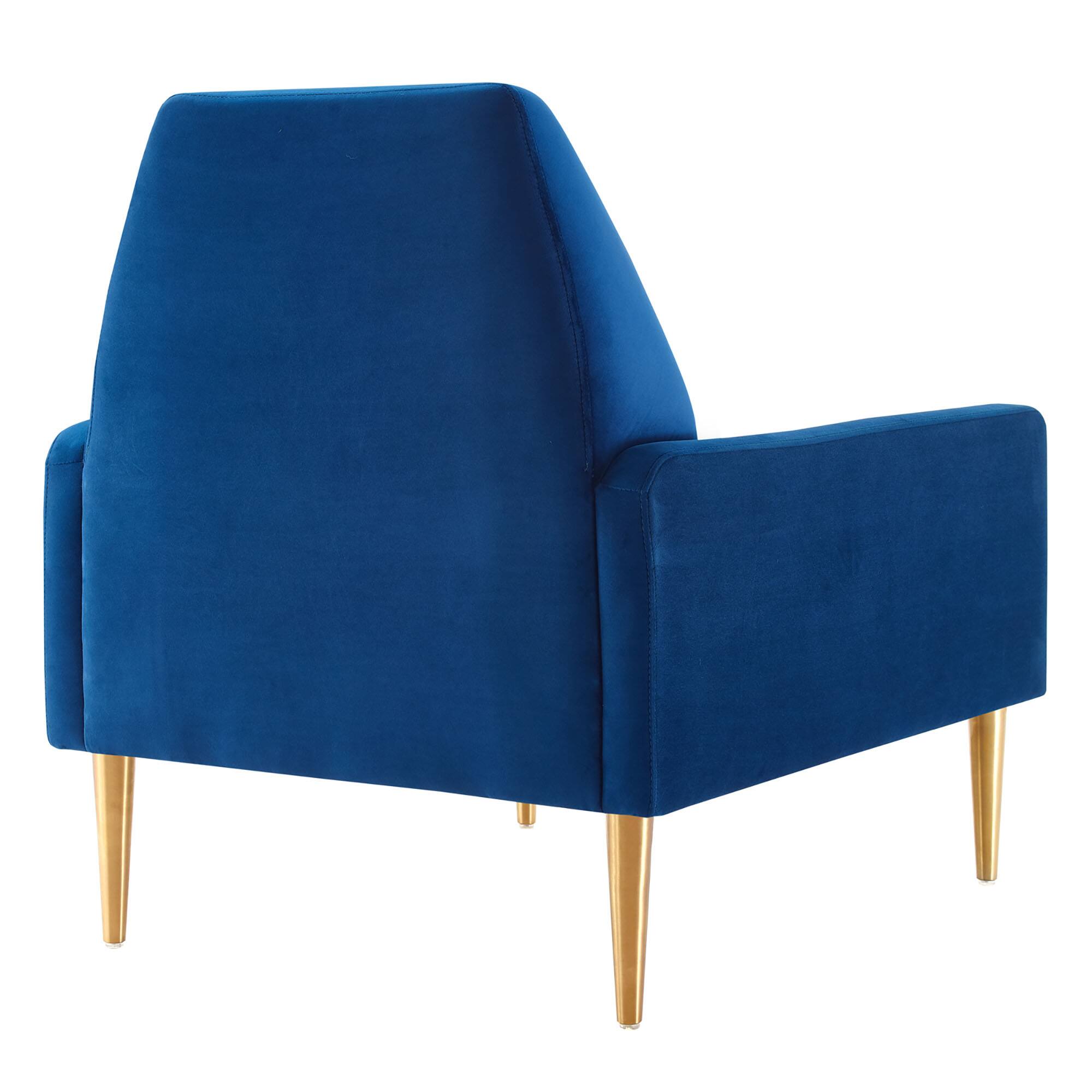 Alt View 2. Modway - Liliana Performance Velvet Armchair by Modway - Navy.