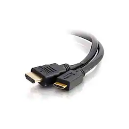 C2G - Refurbished Excellent - 2m High Speed HDMI to HDMI Mini Cable with Ethernet (6.56ft) - 6.56 ft HDMI A/V Cable for Audio/Video Device - First End - Black