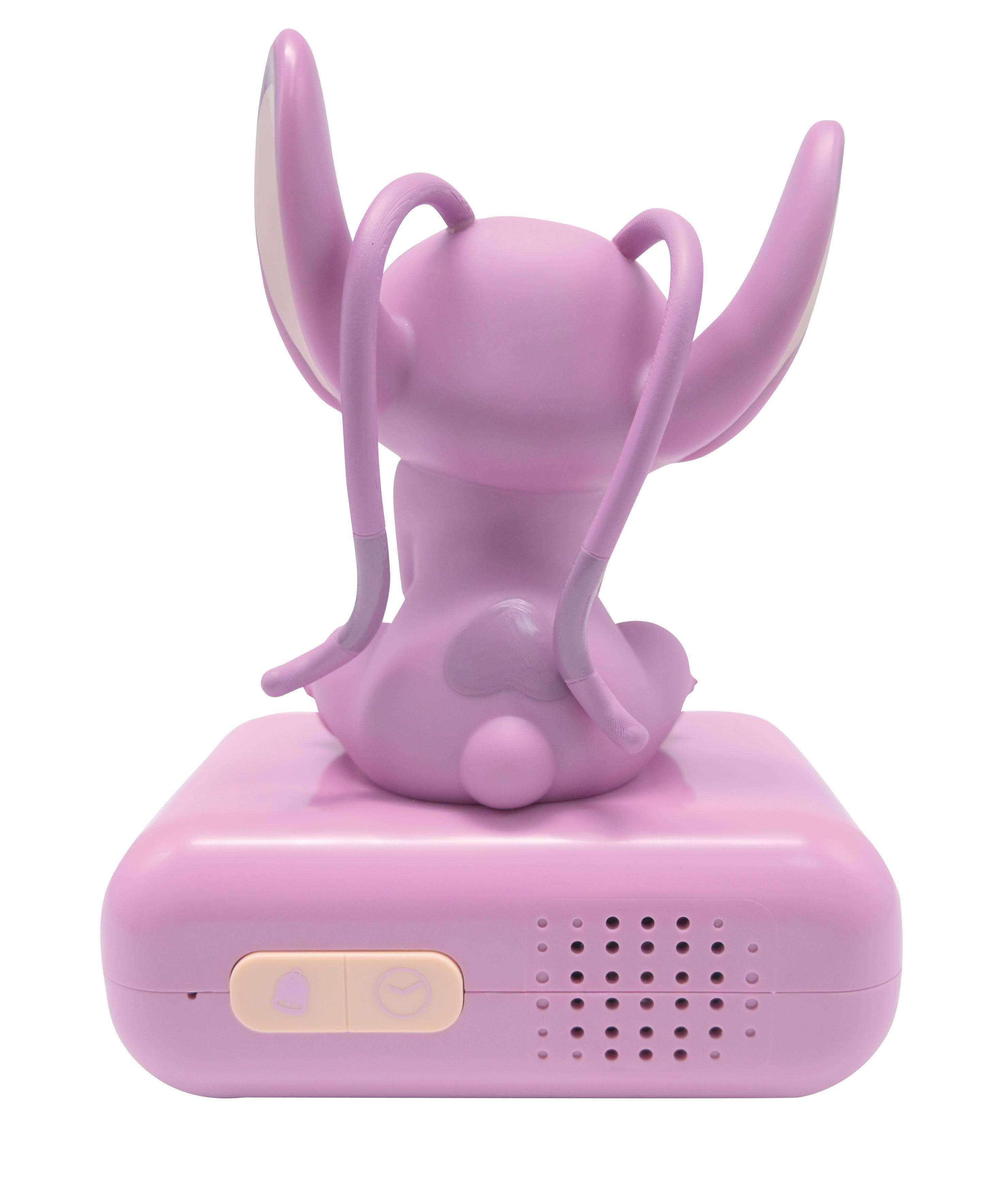 Alt View 9. Lexibook - Disney Stitch Angel Night Light Alarm Clock with Sounds - PINK.