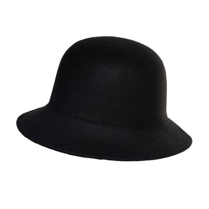 Front. Underwraps - Black Hip Hop Hat Adult Costume Accessory - Black.