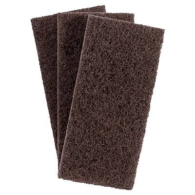 Front. 3M - 3M Doodlebug Stripper Floor Pad, Brown, 10/Case (8541).