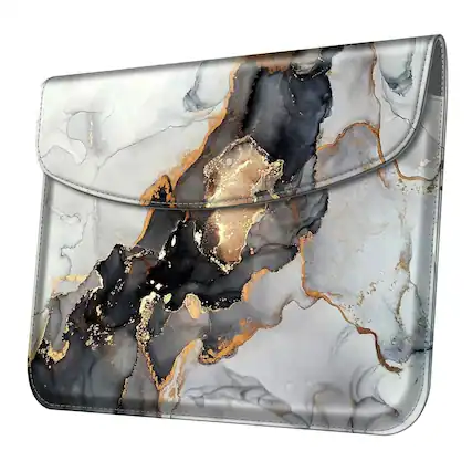 Front. Kitcheniva - Slim Fit Leather Sleeve Case For Microsoft Surface Go 4/3/2/1 Cloudy Marble - A6932.