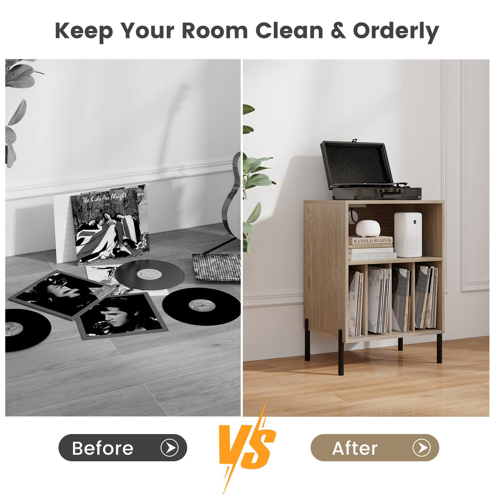 Keep Your Room Clean & Orderly

Before

After