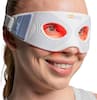 Front. LOOKEE - LOOKEE® ReviveGlow™ Pro LED Eye Rejuvenator Mask with 80 LEDs | Anti-Aging, Wrinkle Reduction, Mood & Sleep Improvement - White.