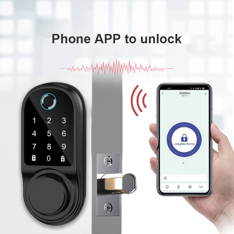 Phone APP to unlock

1407 AN004A

1 2 3 4 5 6 7 * 8 0 9 #

Long press the lock