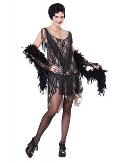 California Costumes - Gatsby Gal 20's Flapper Adult Costume Medium - Black