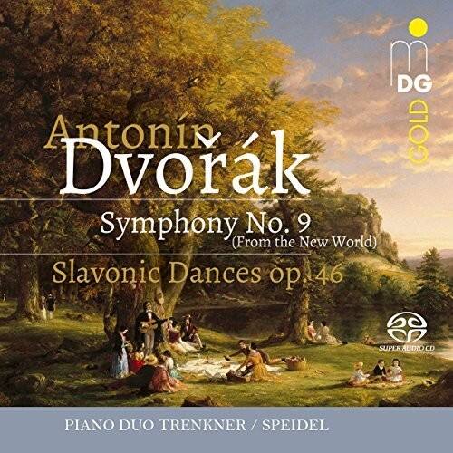 Antonín Dvořák  
Symphony No. 9  
(From the New World)  
Slavonic Dances op. 46  

DG GOLD  
SUPER AUDIO CD  

PIANO DUO TRENNKER / SPEIDEL