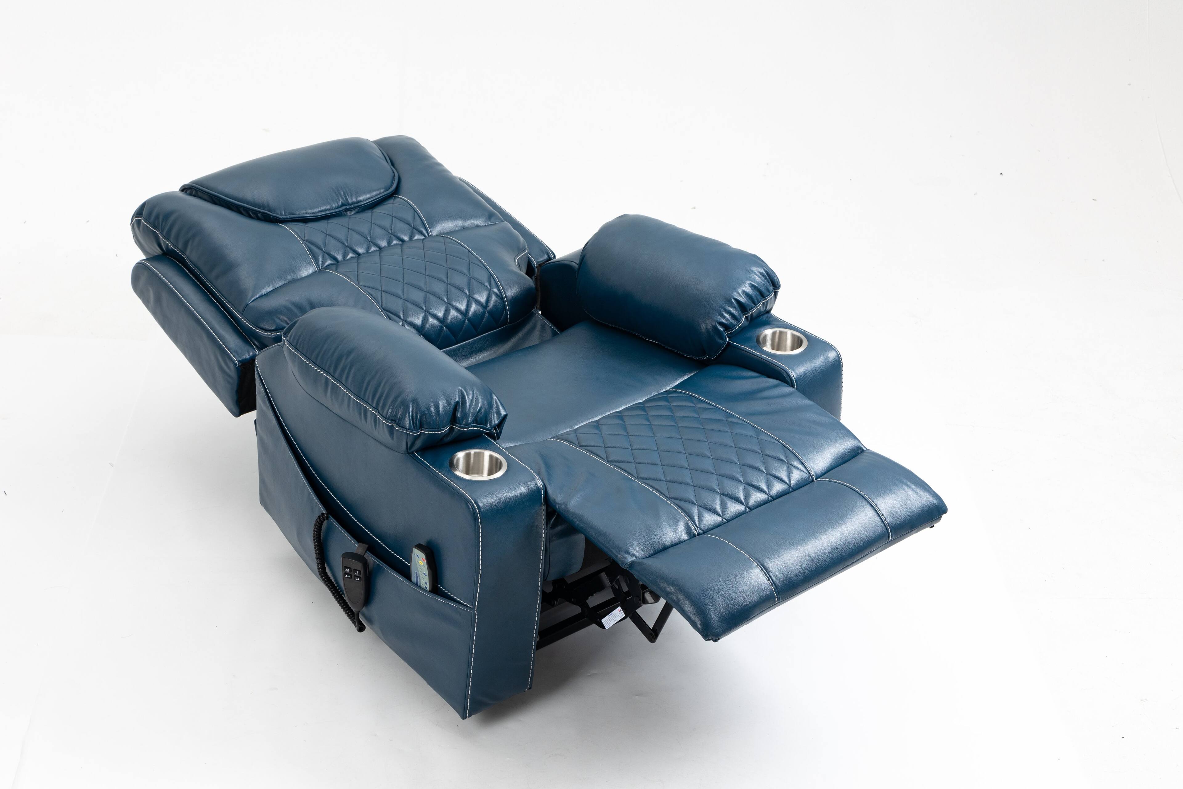 Back. TinyHomie - Lounge chair lift chair relax sofa chair sitting room furniture sitting room power supply - Blue.