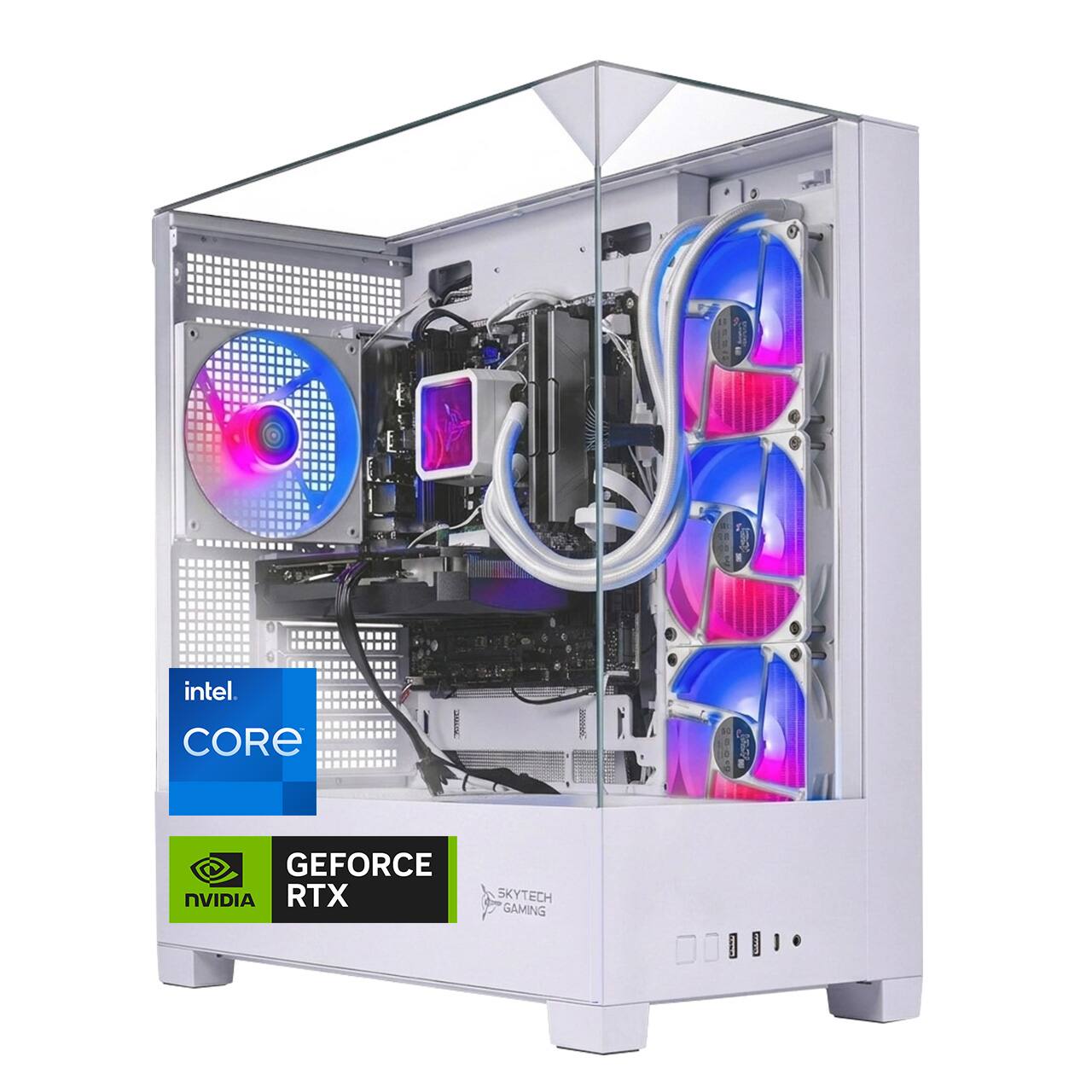 intel CORE  
GEFORCE NVIDIA RTX  
SKYTECH GAMING