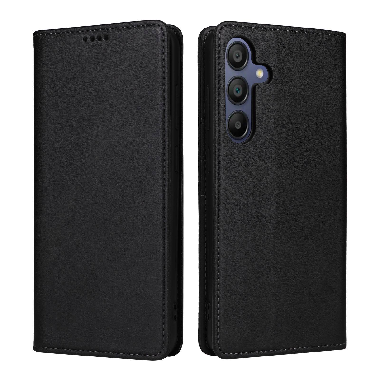 Alt View 2. Dteck - Case for Samsung Galaxy A16 5G,Wallet Case with Card Holder for Women Men,Shockproof PU Leather Flip Kickstand Cover - Black.