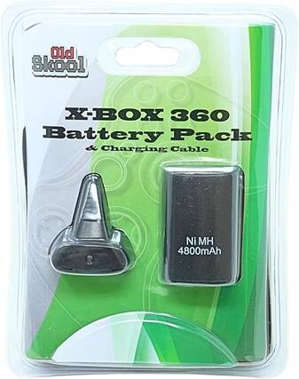 Old Skool
X-BOX 360 Battery Pack & Charging Cable
Ni MH 4800mAh