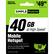 The text on the image reads: "4G LTE & 5G COMPATIBLE $ 99 $49.99 Plus taxes and fees SIMPLE Mobile 40 GB at High Speed* Mobile Hotspot Only for use with hotspot devices 5G No-Contract 30-Day Plan Network See back of card for details. Image does not depict coverage."