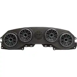 MB Quart - Tuned 8" Compression Horn Car 4-Speaker Kit with RGB LED Lighting for Jeep Wrangler JL and Gladiator JT Vehicles - Black