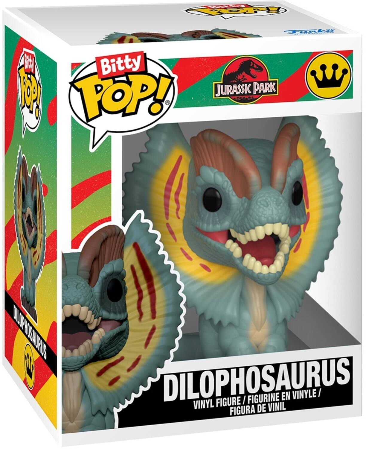 Bitty POP! JURASSIC PARK DILOPHOSAURUS VINYL FIGURE / FIGURINE EN VINYLE / FIGURA DE VINIL