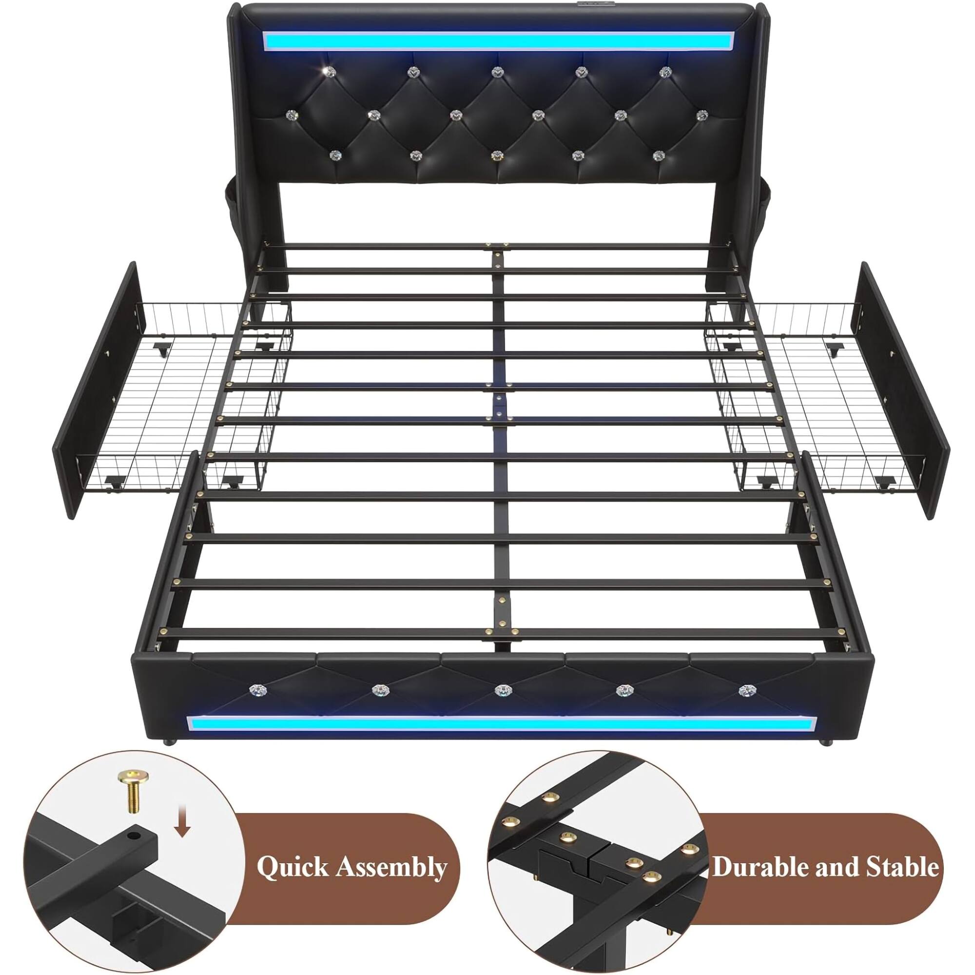 Quick Assembly  
Durable and Stable