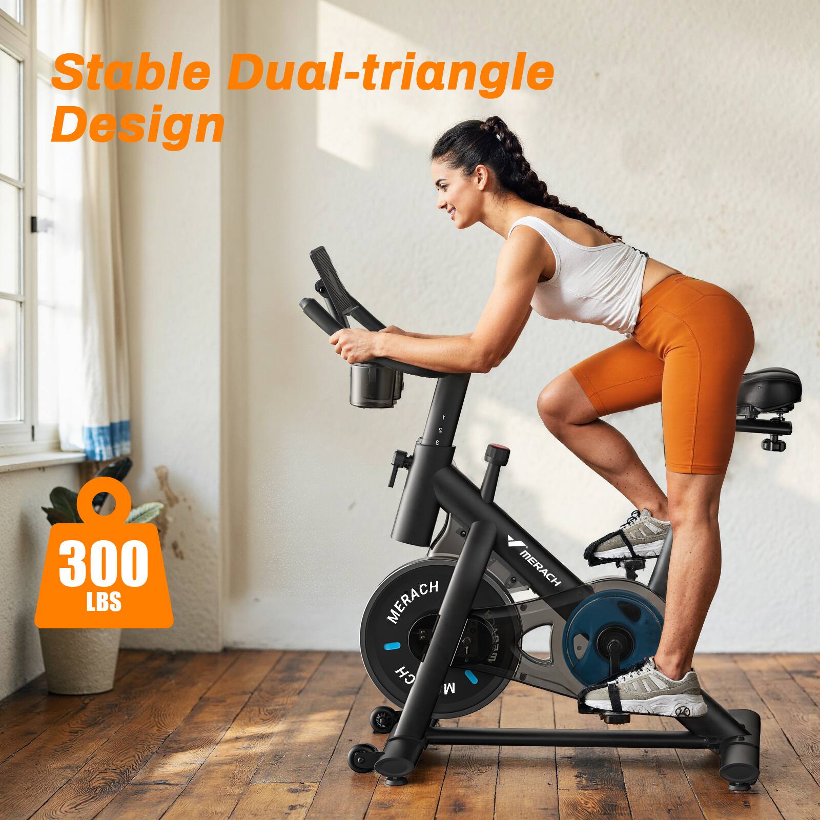 Stable Dual-triangle Design  
300 LBS  
MERACH