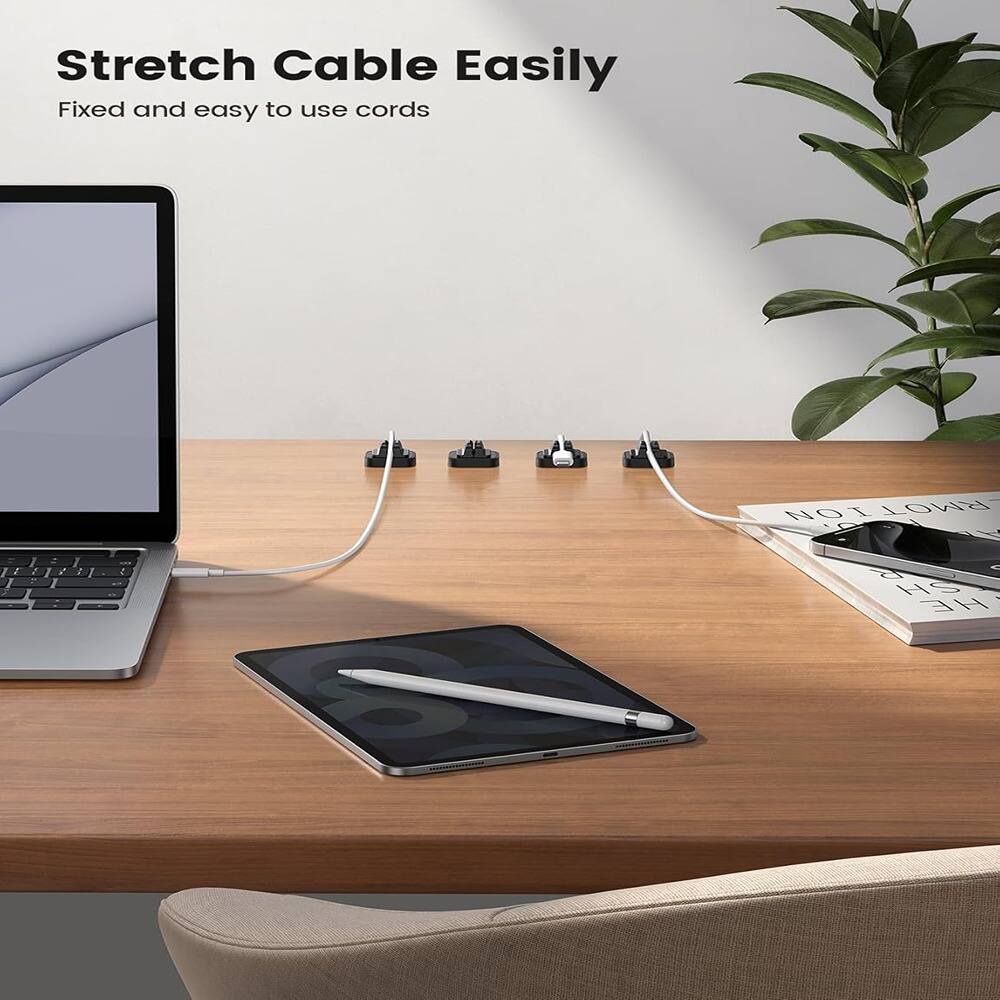 Stretch Cable Easily  
Fixed and easy to use cords