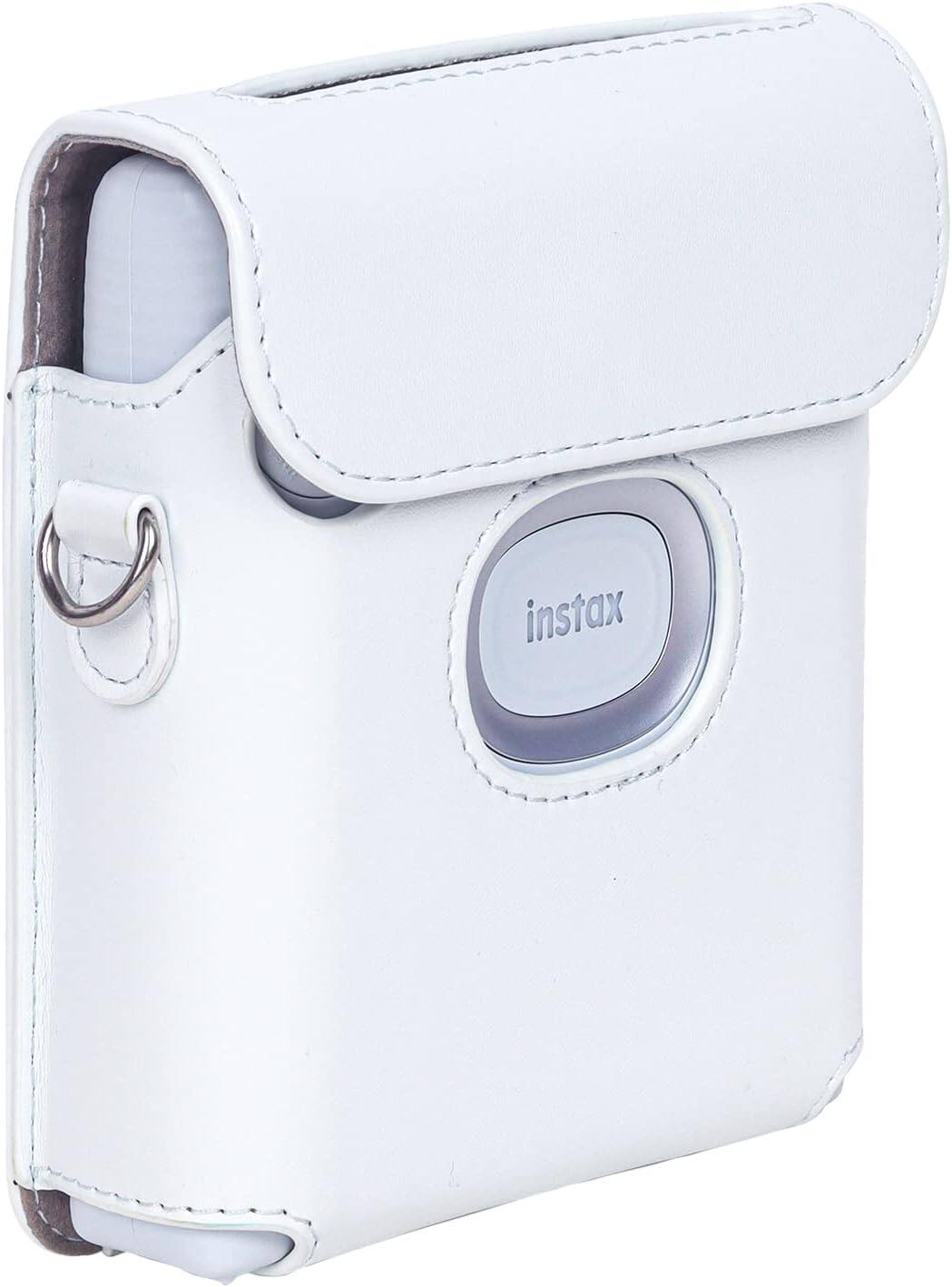 Left. Instax - Instax Link Case - SQ Link Protective Case Cover for Instax Square Link Smartphone Printer - White.
