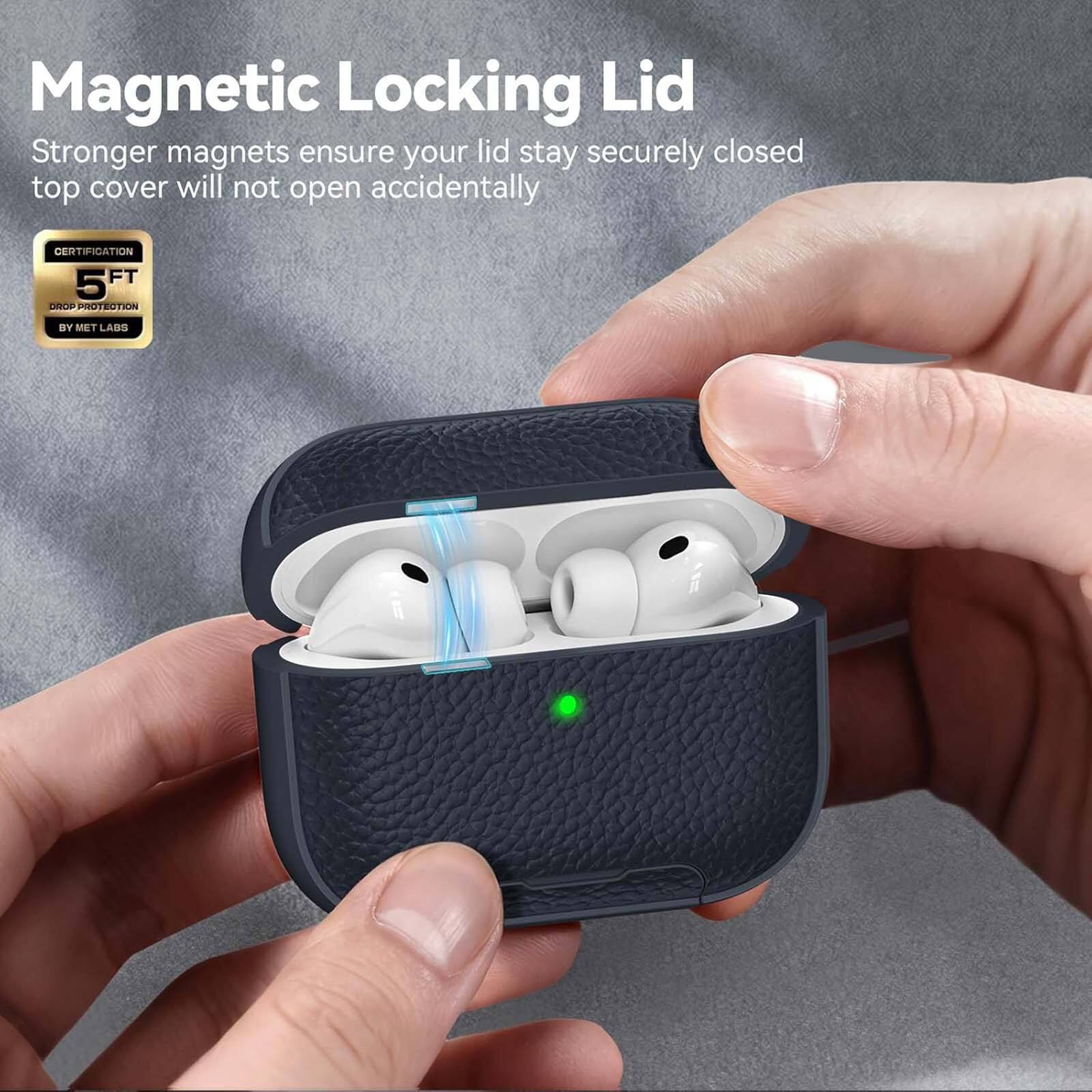 Magnetic Locking Lid  
Stronger magnets ensure your lid stays securely closed. Top cover will not open accidentally.  

Certification:  
5 FT Drop Protection by MET Labs