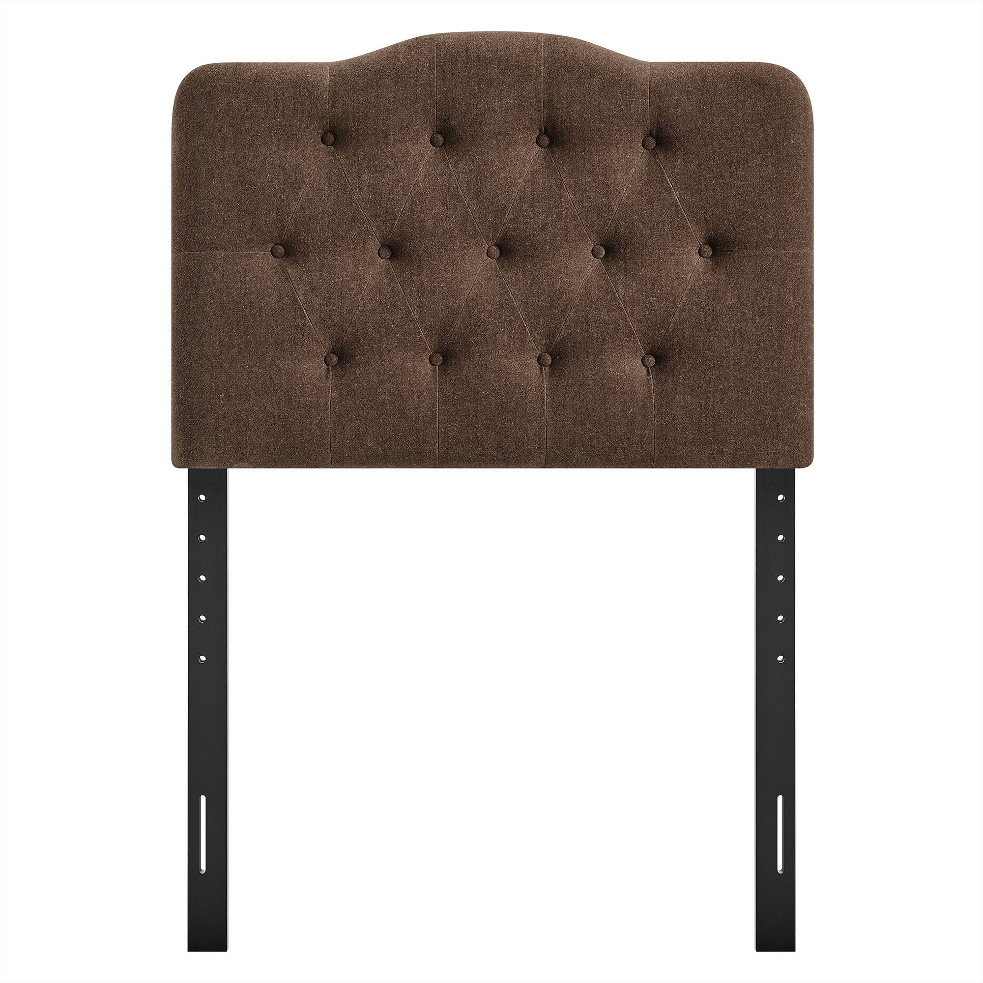 Alt View 2. Modway - Annabel Upholstered Headboard by Modway - Cocoa.