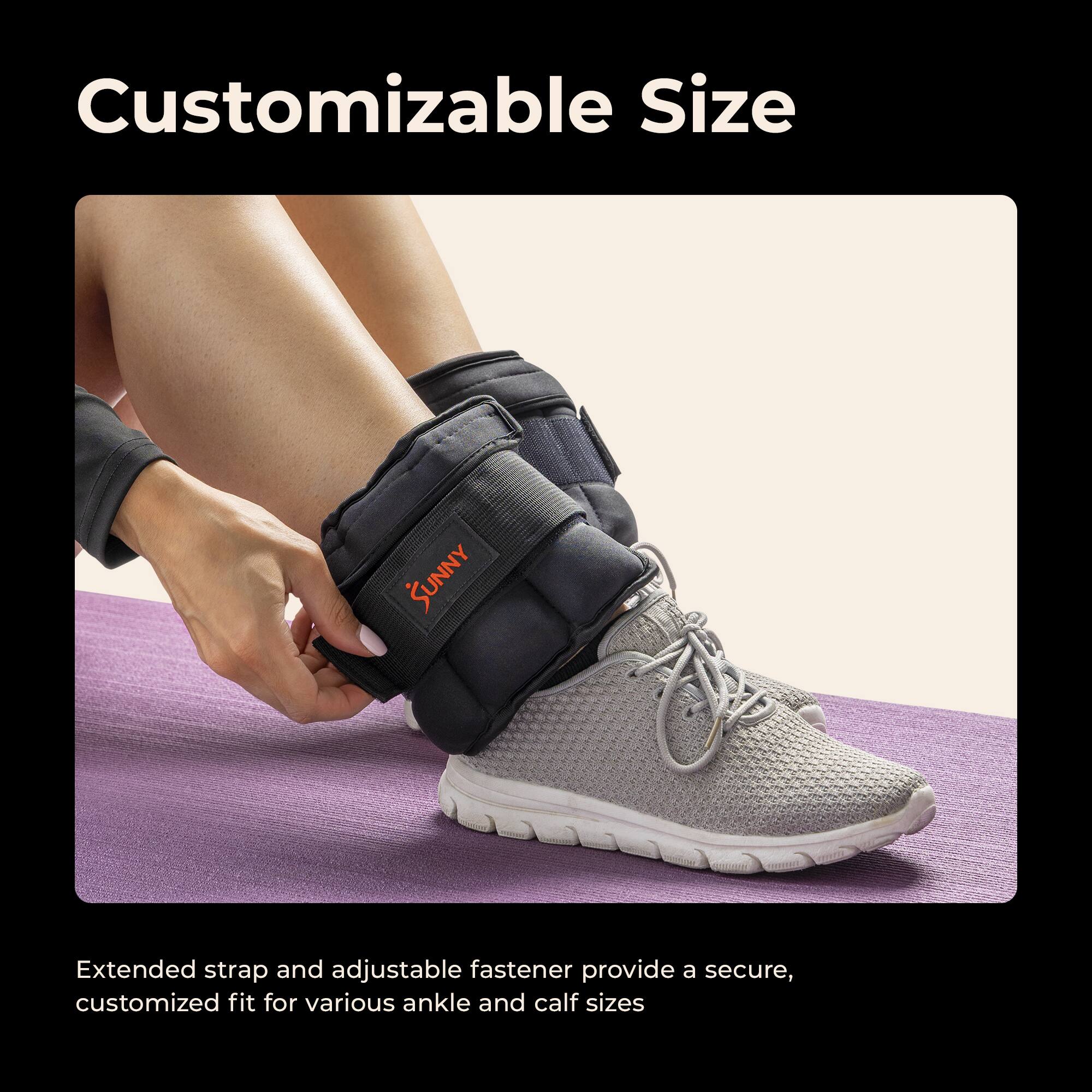 Customizable Size

Extended strap and adjustable fastener provide a secure, customized fit for various ankle and calf sizes