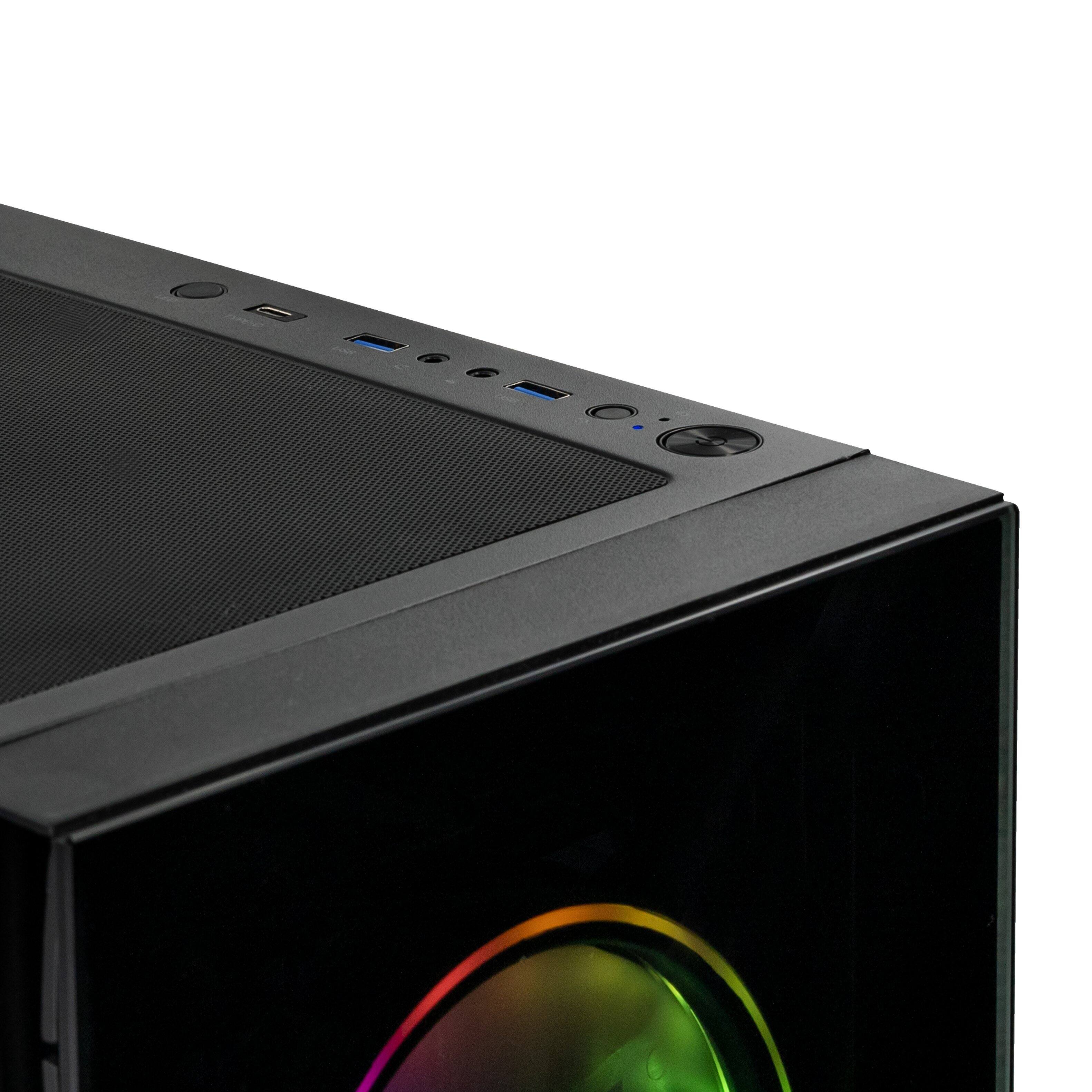 Alt View 3. YEYIAN - Yeyian Yari Gaming Desktop - Intel Core Ultra 5 245KF - NVIDIA Geforce RTX 4070 Super - 32GB DDR5 - 1TB NVMe SSD - Black.