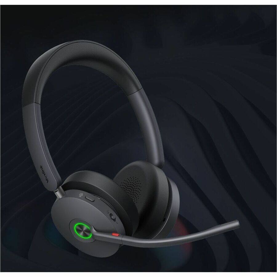 Alt View 8. Yealink - Yealink BH74 Headset - Stereo - Wireless - Bluetooth - 164 ft - 20 Hz to 20 kHz - Over-the-head, On-ear - Binaural - Black.