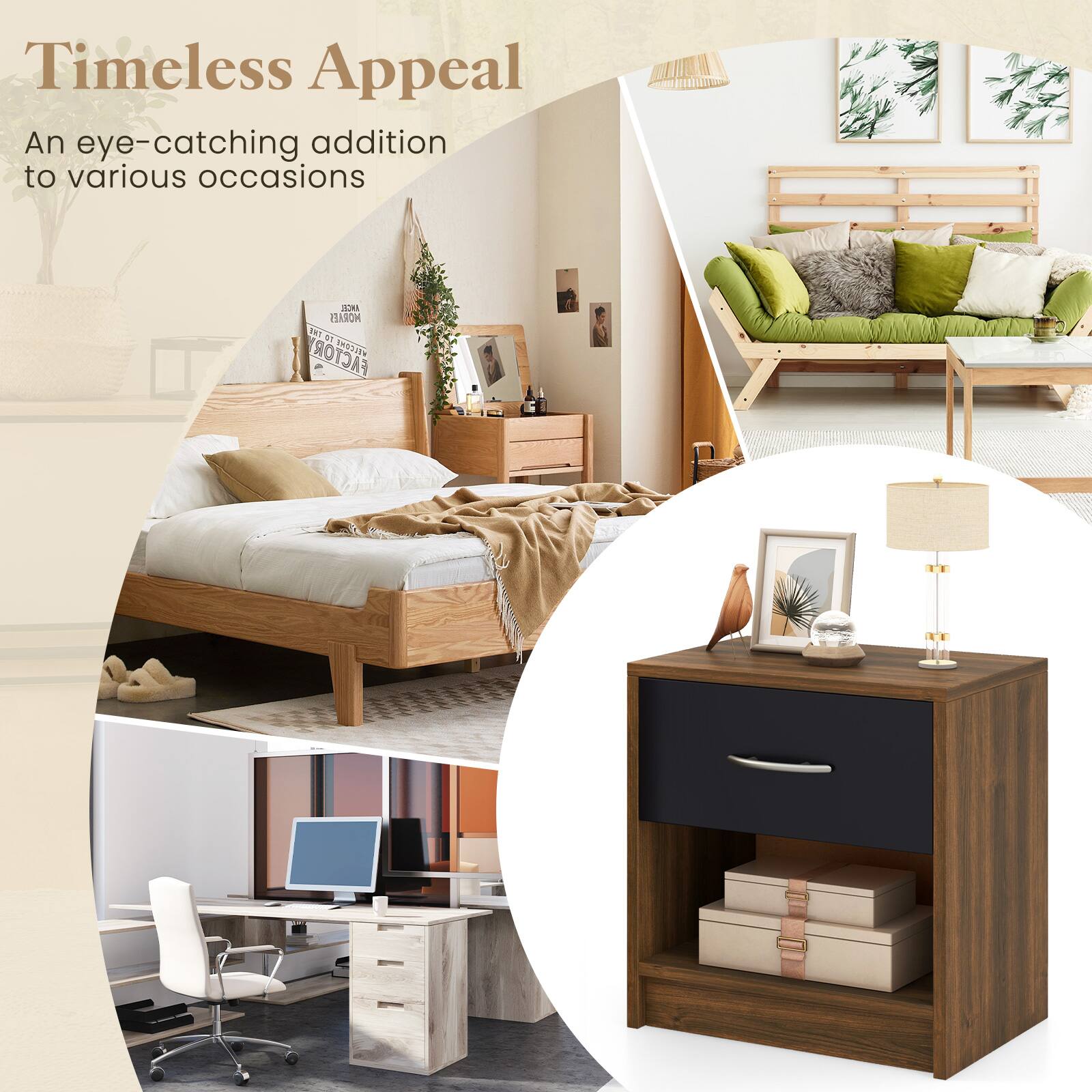 Timeless Appeal  
An eye-catching addition to various occasions
