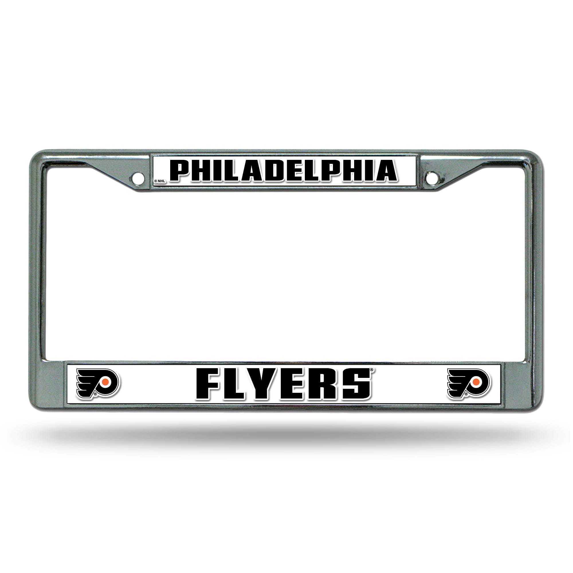 Rico Industries - Philadelphia Flyers NHL Chrome Metal License Plate Frame - Multi
