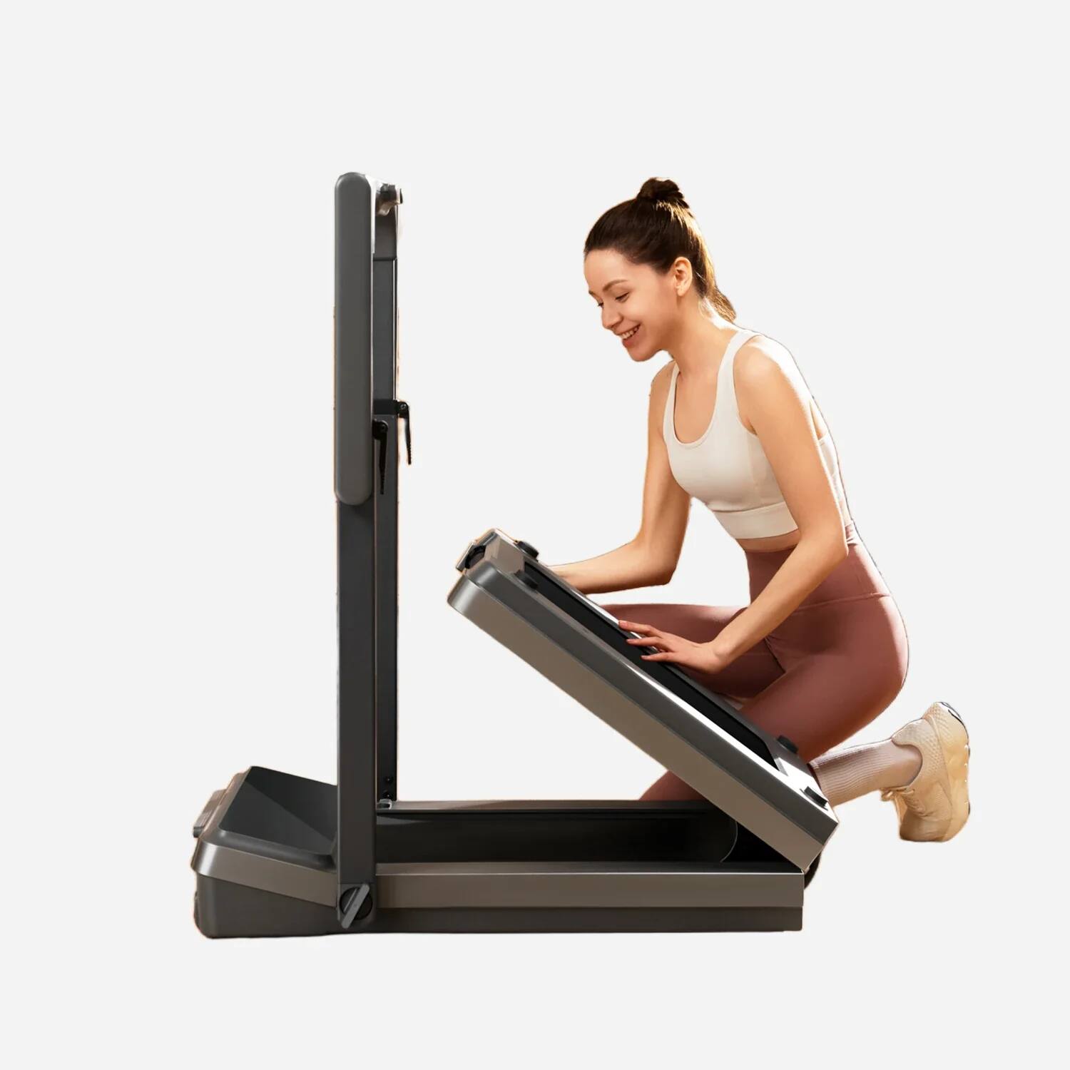 Alt View 4. WalkingPad - WALKINGPAD Z3 HYBRID+ FOLDABLE TREADMILL - Black.