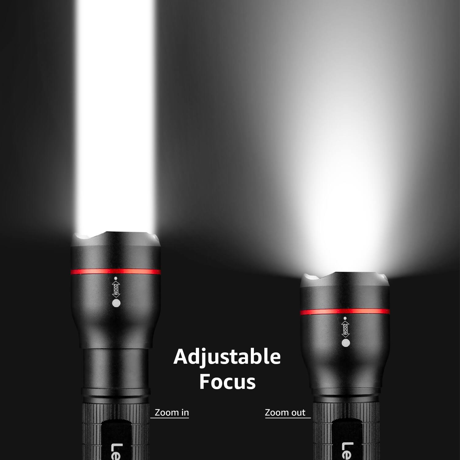 Adjustable Focus  
Zoom in  
Zoom out