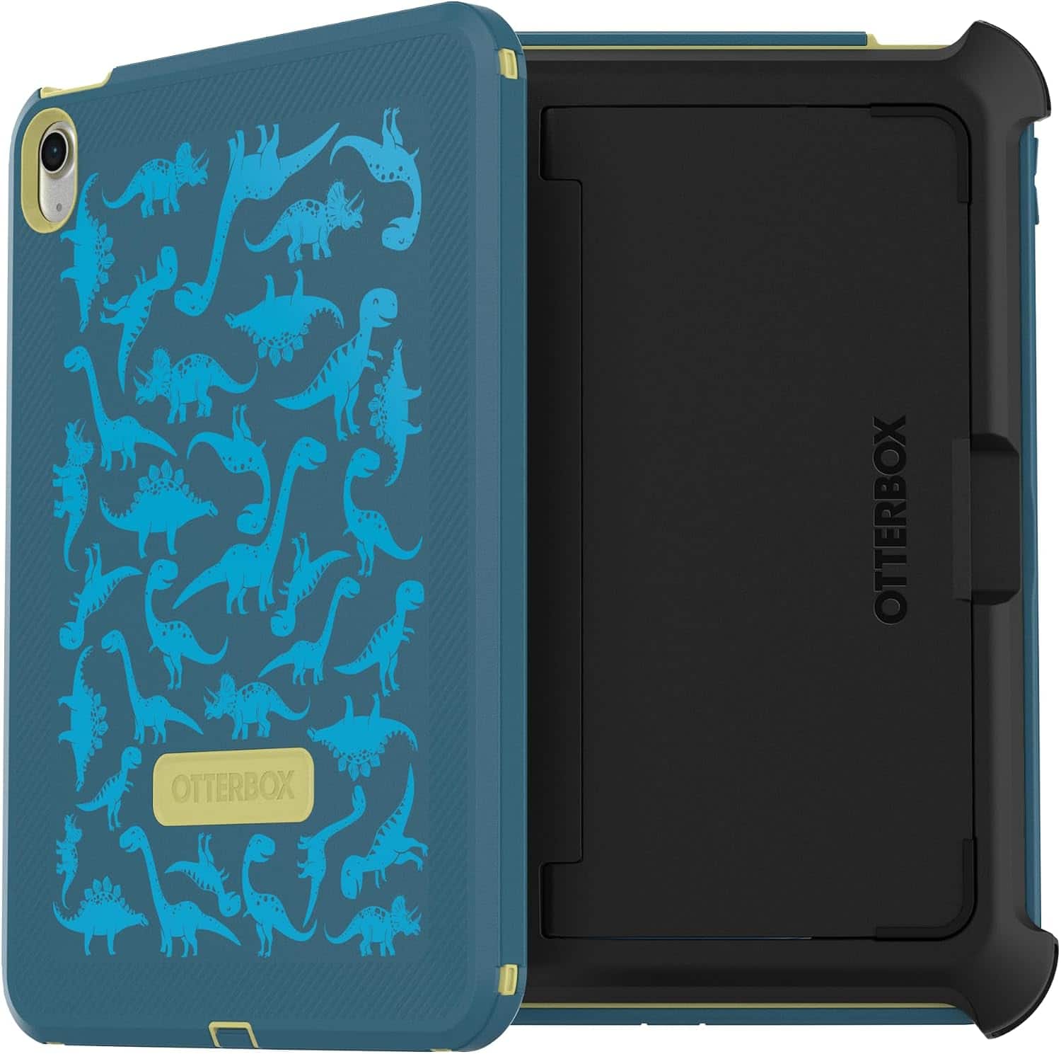 OtterBox - Defender Series Pro Tablet Case for Apple iPad (A16) and Apple iPad (10th generation) - Roar & Explore (Blue)