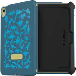 OtterBox - Defender Series Pro Tablet Case for Apple iPad (A16) and Apple iPad (10th generation) - Roar & Explore (Blue)