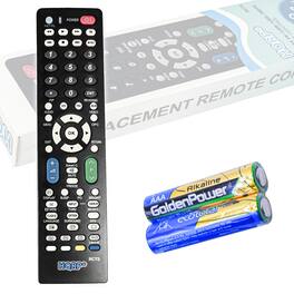 HQRP - Smart TV Remote for Sharp AQUOS LC-60E79U LC-52SE94U LC-60LE6300U GA666WJSA GA921WJSA GA763WJSA GA490WJSA GA920WJSA
