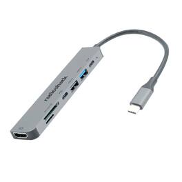 RadioShack - 7 in 1 Type-C Adapter - Gray