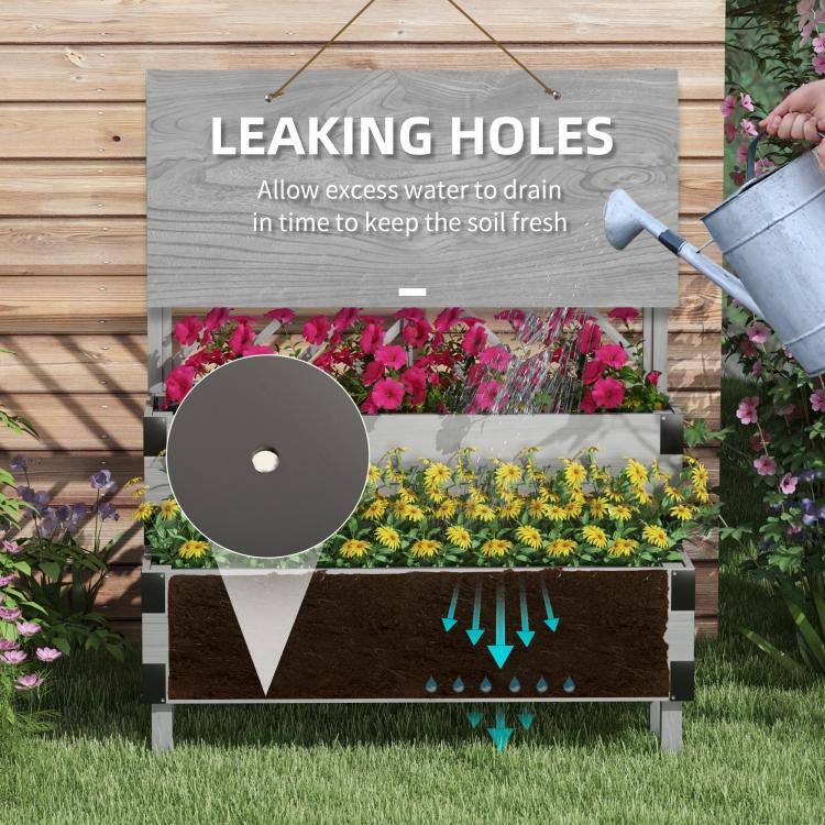 LEAKING HOLES  
Allow excess water to drain in time to keep the soil fresh