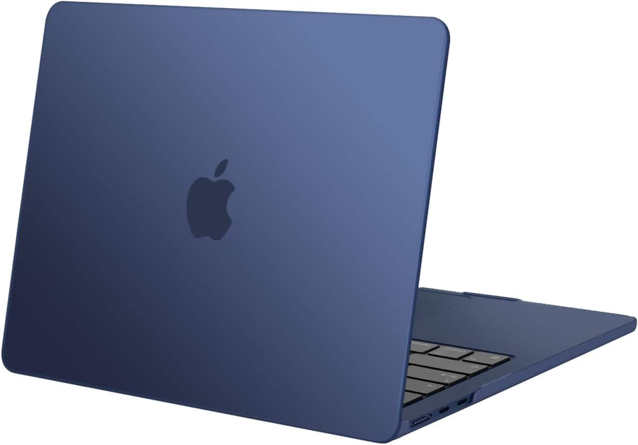 mosiso - Laptop Case for MacBook Air 13 inch Case M5 A3449 M4 A3240 M3 A3113 M2 A2681 2022-2026 - Midnight