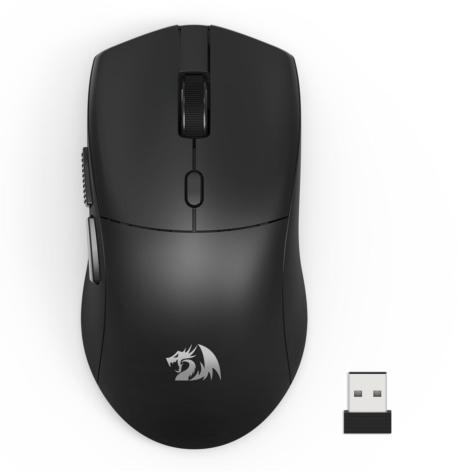 Cozy Serene - Wireless Mouse 3-mode Gaming Ultra-light 26k Dpi Full Buttons Software Supports Diy - Wireless - Black-M815PRO-1K Hz