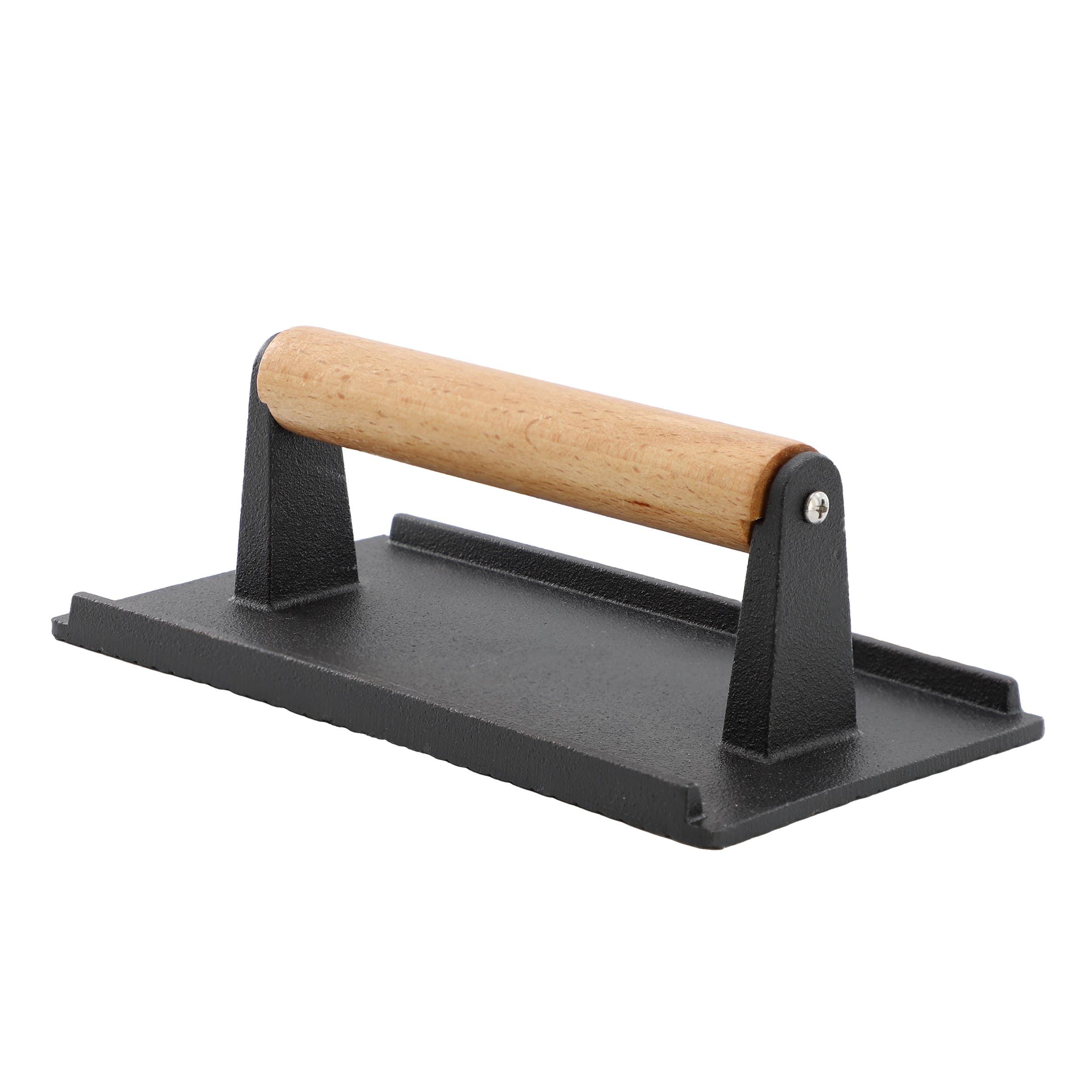 Mega Chef - MegaChef 8 x 4 Inch Rectangle Heavy Duty Cast Iron Grill Press