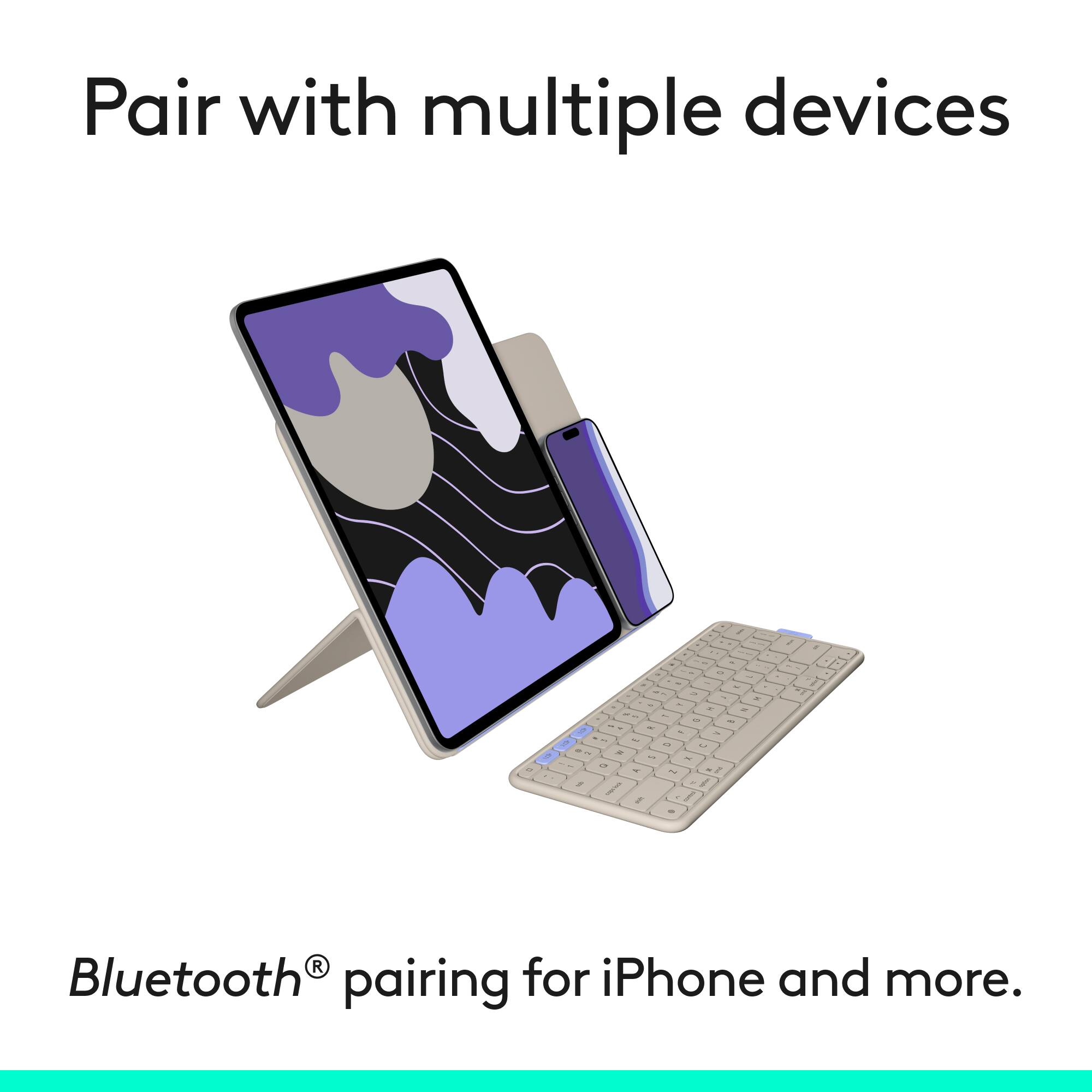 Pair with multiple devices

Bluetooth® pairing for iPhone and more.