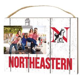 Jardine - Northeastern Huskies 8" x 10" Weathered Clip It Frame - White