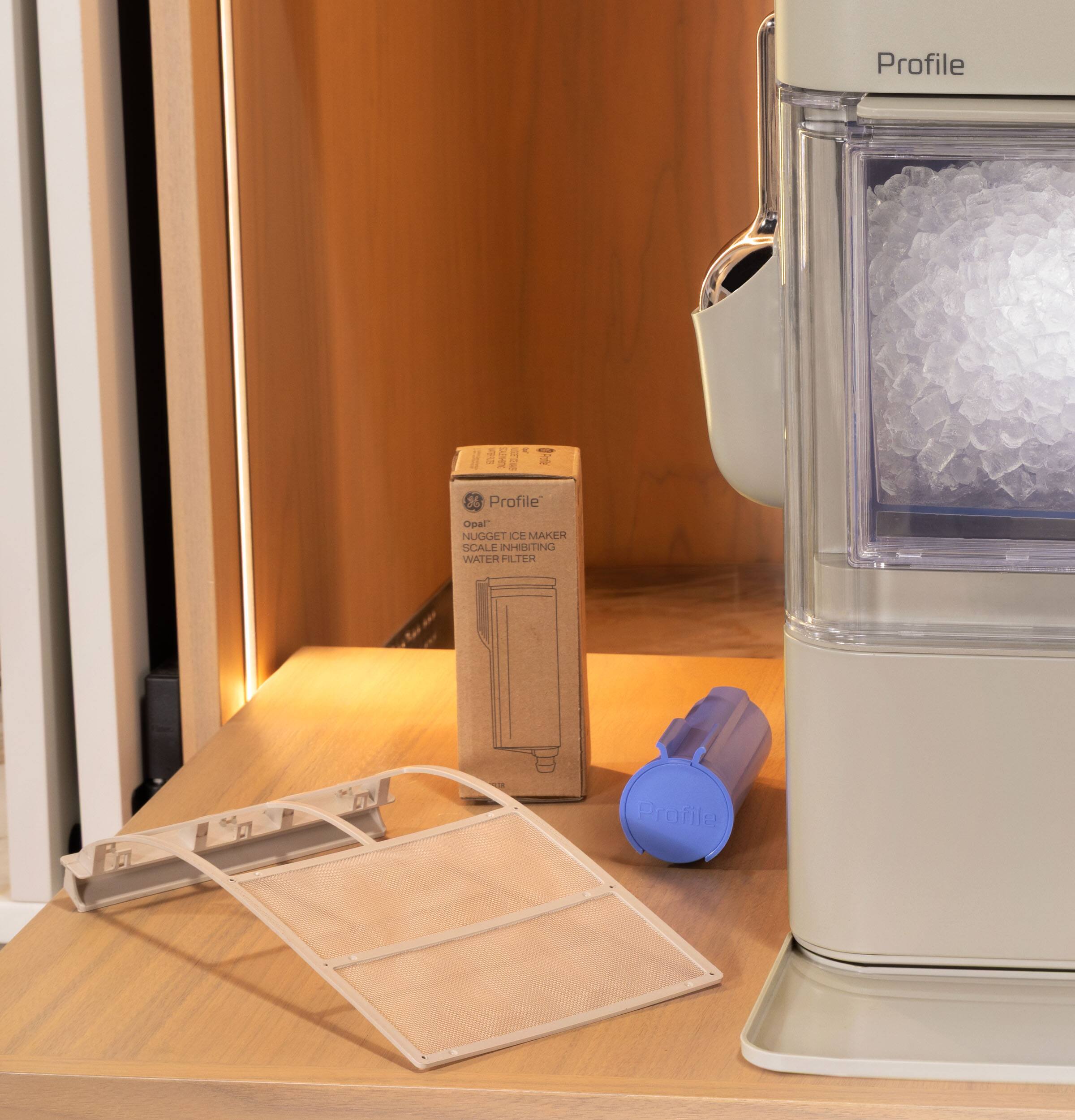 Profile  
NUGET ICE MAKER  
SCALE INHIBITING WATER FILTER  

Profile