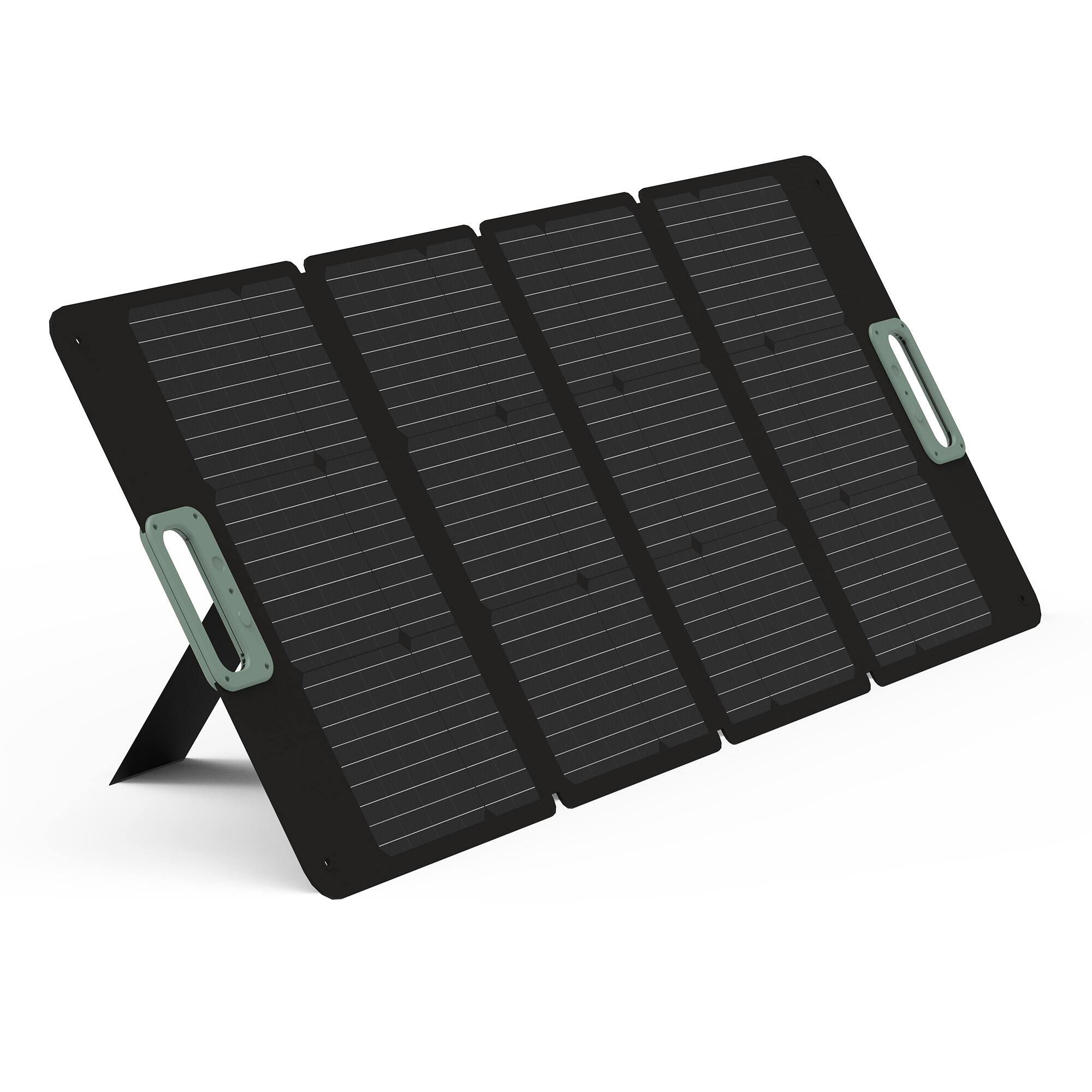 PERUN - 200W Portable Foldable Solar Panel - Black