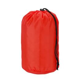 Unique Bargains - Stuff Sack, Nylon Waterproof Storage Sack, Portable Drawstring Dry Bag with Toggle, 5x10Inch, for Camping - Red