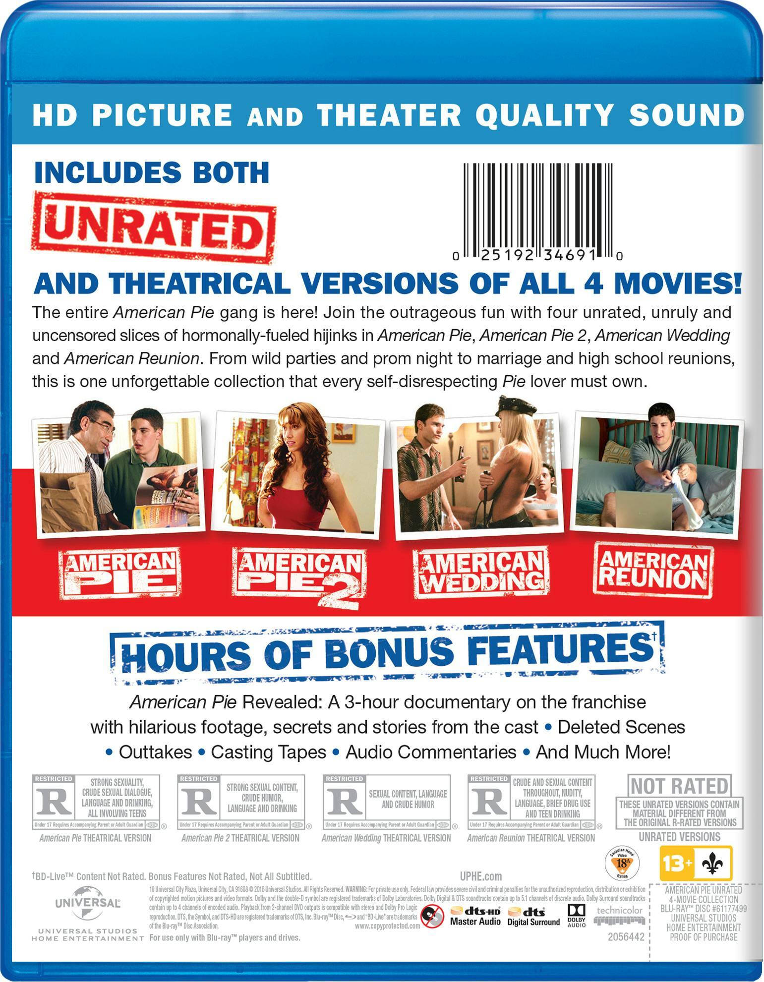 Angle. American Pie: 4 Play (Blu-ray Unrated) [Blu-ray].