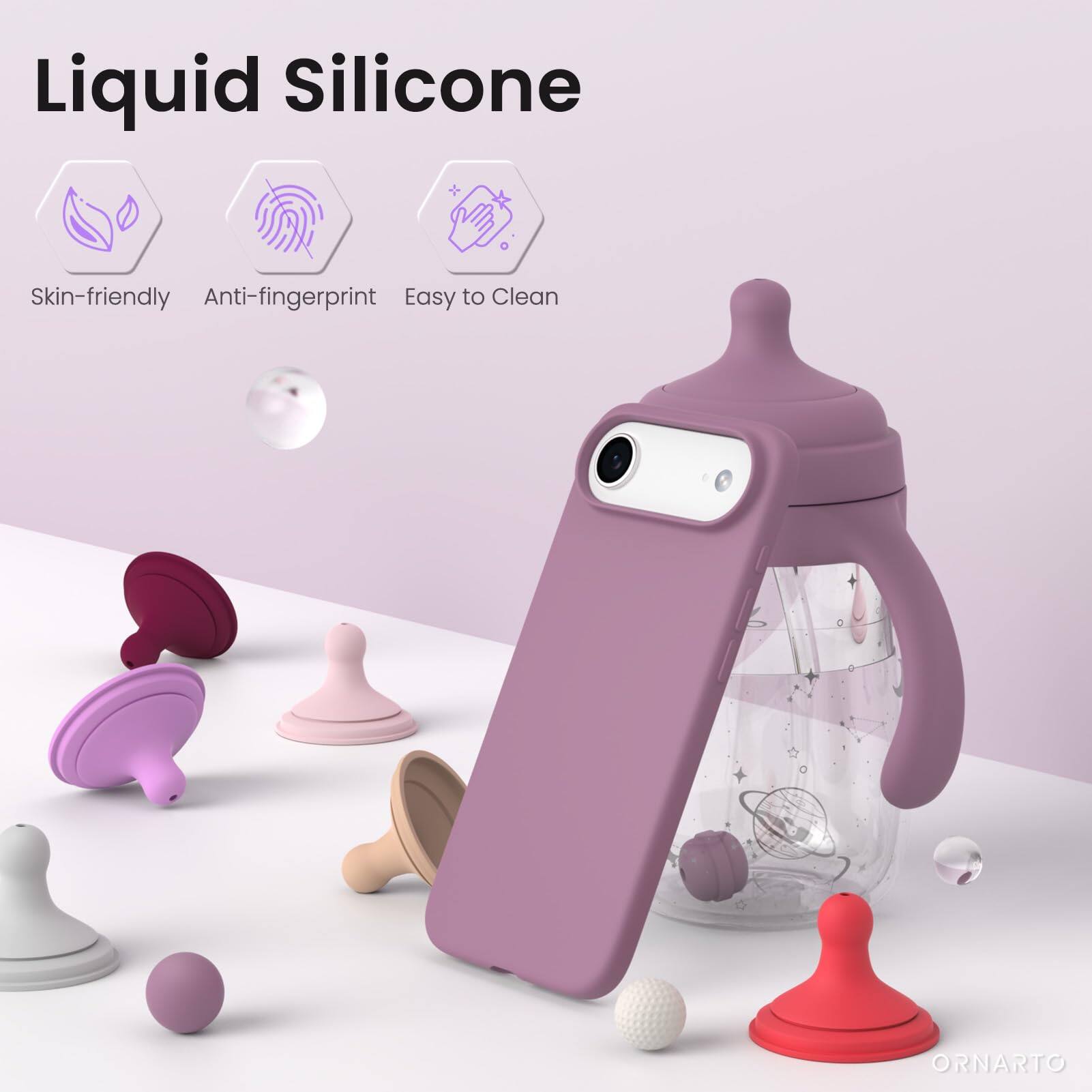 Liquid Silicone

Skin-friendly  
Anti-fingerprint  
Easy to Clean  

ORNARTO